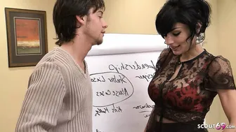 Granny’s Gigantic Boobs Seduce Younger Lover’s Big Dick🌭 For Hot Mature Sex