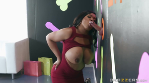 Busty Mature Ebony BBW Gets Banged Hard By Big Meat Pole