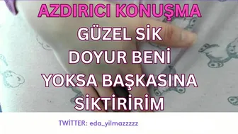 GÜZEL SİK  DOYUR BENİ  YOKSA BAŞKASINA SİKTİRİRİM  DİRTY TALK TURK MİLF TURK PORNO TURK İFŞA  İFŞA