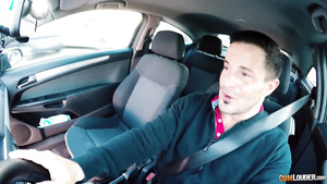 Very Hot Darkhaired Babe Car Sex