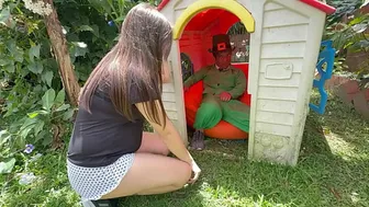 I Meet A Tiny Elf &mdash;  Offer A Wish &mdash;  And He Gives Me His Warm Milk In My Hungry Pussy✌ With A Deep Fuck