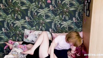 Real Amateur Lesbian Couple Have Intimate Moments Tog   Jade