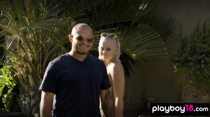 Mom And Her Naked Teenager GFs Washin A Car