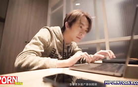 Sweet Chinese Babe Giving Sloppy Blowjob And Fucking In Different Positions