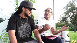 Interracial Halloween Threesome For Hot Exotic Chick