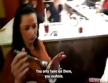 European Amateur Fucked In Toilet