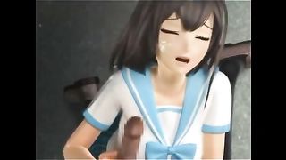 Japanese Brunette Fucked By Creatures