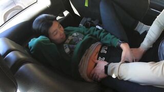 Korean Milf Finger Fucks Her Pussy To Orgasm And Lactates All Over Her Car