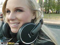 Golden Haired Party Gal Can’t Live Without Outdoor Fucking