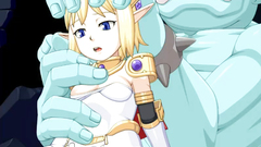 Blonde Hentai Beauty In Rough Fantasy Toon