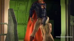 3D Superman Fucks Perfect Blonde Milf In Her Sweet Vagina