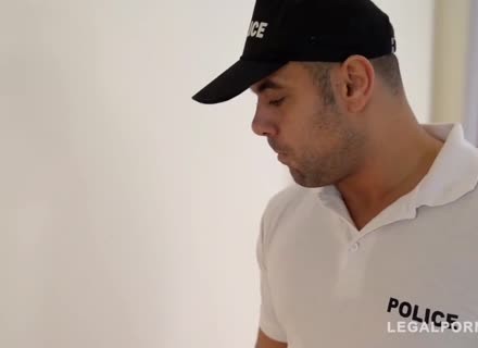 French Air Hostess Spreads For Two Solid Joysticks