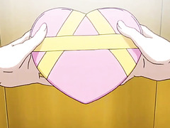 Uncensored Hentai: Busty Blue Hair Kakushi Dere Rewards Her Step Bro With The Long Desired Fuck