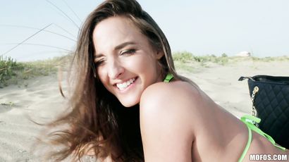 Beach Bum Babe   American Beauty With Big Bum Amirah Adara Fucked Outdoors