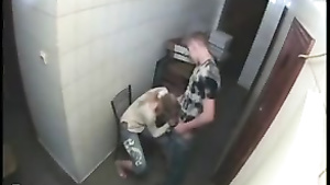 18 Year Olds Russian Couple Quick Screw In Cave Spycam