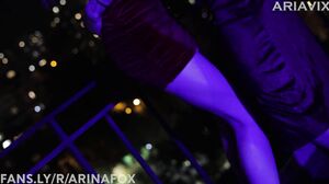 Arina Fox   Threesome At A Private Party With My Shy American Girlfriend ｜ EATS CUM FROM BIG TITS