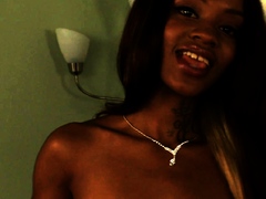 Stripped Down Ebony Babes Riyanna Skie