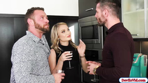 Hot Babe Babe Fucks Husband And Her Neighbor