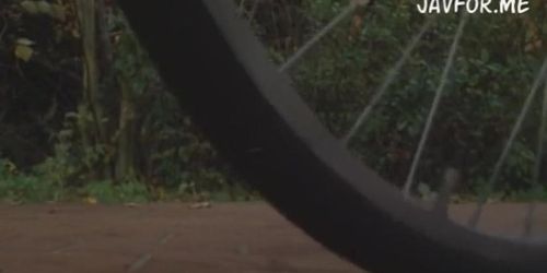 Japanese Mother And Son Have Bicycle Sex In The Road