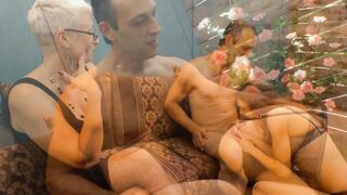 Three Some Action With 2 Lustful Babes