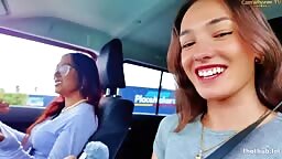 Miaz, Cheekymz Kiwis   Wanking In A Suv