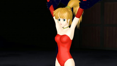 This Monster Likes To Lick Bondaged Babe’s Shaved Pussy