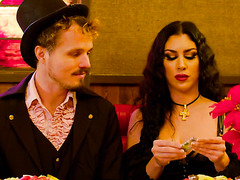 Hot Asian Waitress Girl Gets Pounded By Seth Gamble’s Huge Cock