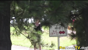 Asian Babe Public Peeing