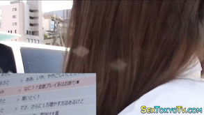 Asian Schoolgirl Flashes Her Bush