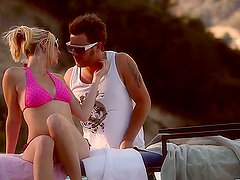 Couple Having Sex Outdoors