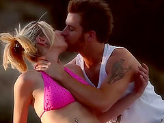 Couple Having Sex Outdoors