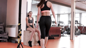 Tina Kay And Soyivania   Young Brunette Lesbians Making Out In Shower