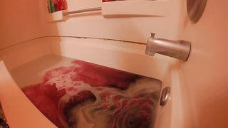 Naughty Amateur Babe Toying Her Ass In Bathtub