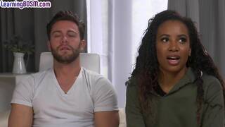 Throatfucked BDSM Ebony Whipped And Fucked By BDSM BF