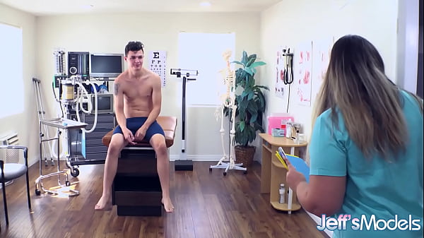 Chubby Nurse Rose Lareine Seduces A Lucky Young Patient