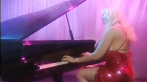 Wonderful Music Makes Chubby Piano Player Very Horny