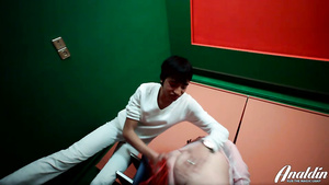 Missionary Fucking Fat Pussy Sideways After Sensual Blowjob