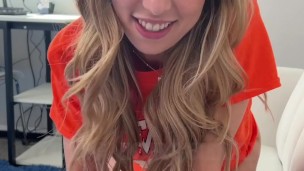 Blonde College Babe Gets Railed In Between Class