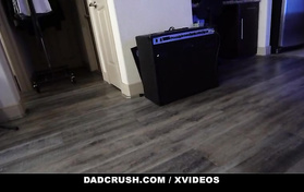 Smoking Hot Teen Sucking Stepdad’s Cock While Mom Is Away