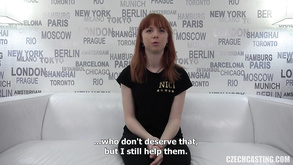 Blondie And Redhead At Casting Threesome Sex Video