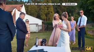 BRIDE4K.wrath Ash Ash Blonde Bride With Inborn Globes  A Fury Boink On Her Naughty Wedding