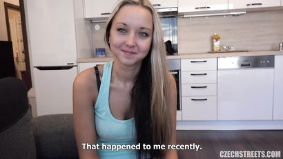 Czech Blonde Princess Gives Head (4K)   Blonde In POV Reality Porn