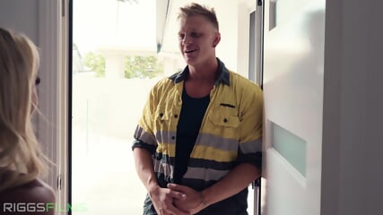 Horny Housewife Fucks The Handyman