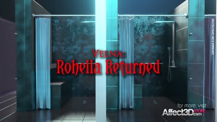 Big Tits Redhead Babe Fucked By A Futa Demon In A 3D Animation