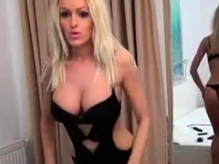 Blonde Webcam Girl With Big Tits Strips And Dances