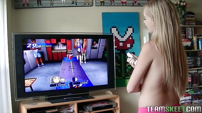 Blonde Teen With Blue Eyes Getting Fucked