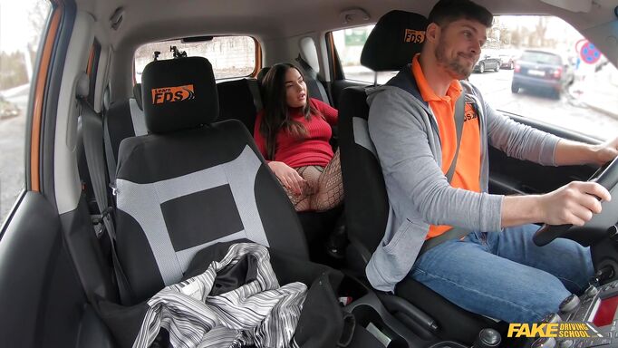 She Tries To Pass The Test By Spreading