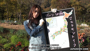 Naughty Japanese Slut Maki Hojo Is Ready For Sex Tour And Blowjob In The Car