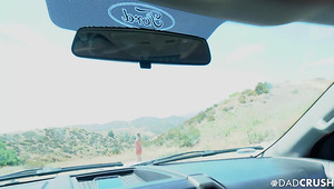 Naughty Girl Named Alina Lopez Plays Around And Gives BJ In The Car