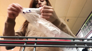 Ginger Amateur Girl Masturbates In The Car